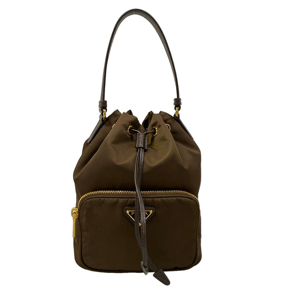 Prada Duetto Handbag 1BH038 Nylon Leather